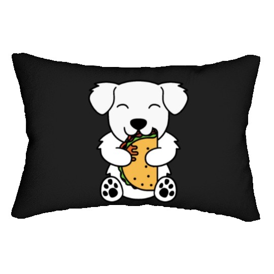 Great Pyrenees Taco Lover Lumbar Pillows