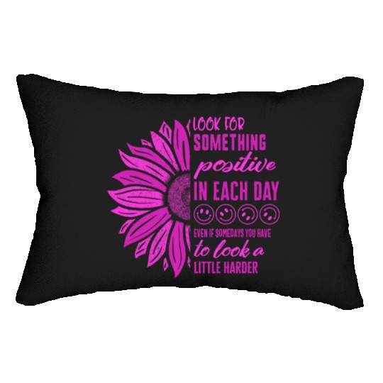 Positivity Lumbar Pillows, Look For Something Positive