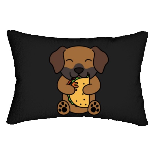 Rhodesian Ridgeback Taco Lover Lumbar Pillows
