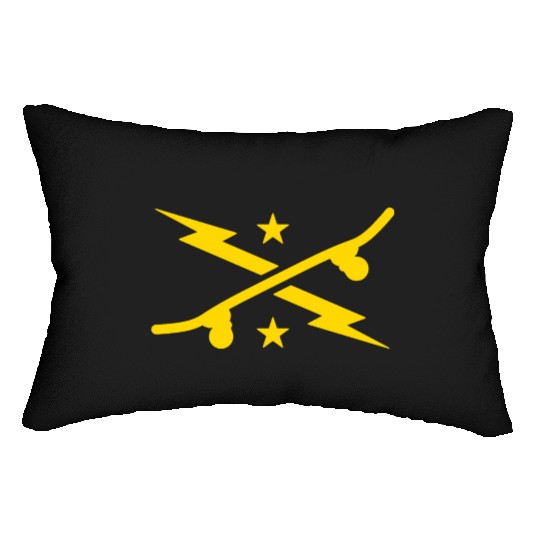 Lightning Skateboard Lumbar Pillows