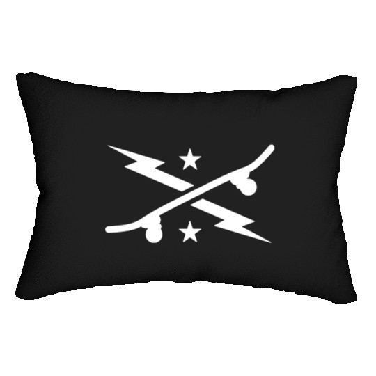 Lightning Skateboard Lumbar Pillows