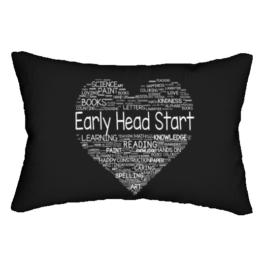 Team Early Head Start Heart Back To School Funny Lumbar Pillows