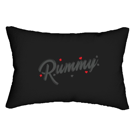 Rummy Hobby Card Game Romme playing Card Lumbar Pillows