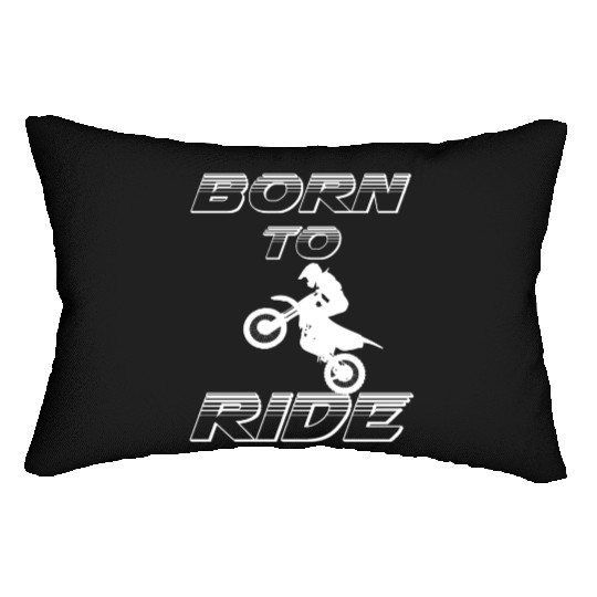 motorcycle riding Lumbar Pillows summer badass born to ride