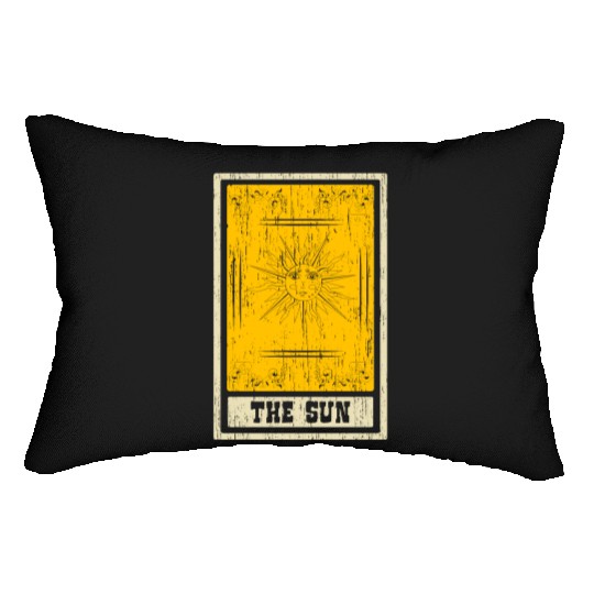 The Sun Tarot Card Shaman Fortune Telling Lumbar Pillows