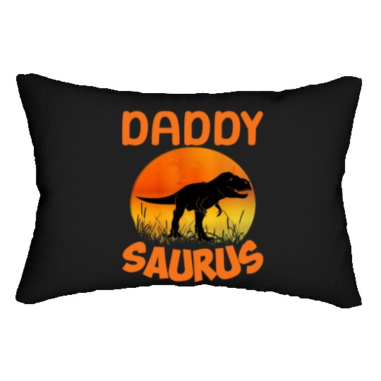Daddysaurus Papasaurus Lumbar Pillows
