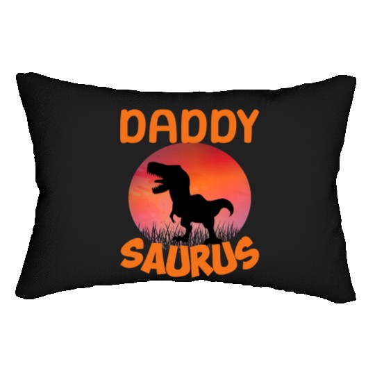 Daddysaurus Papasaurus Lumbar Pillows