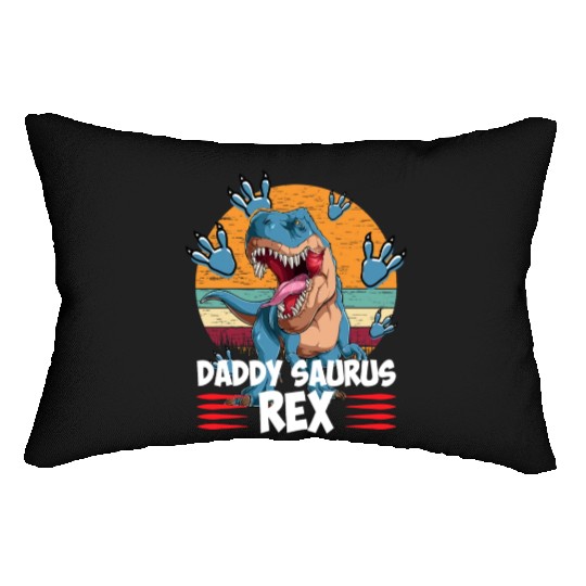 Daddysaurus Papasaurus Lumbar Pillows