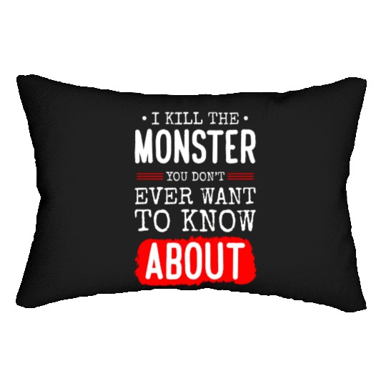 Evil Cute Little Sister Brother Lumbar Pillows