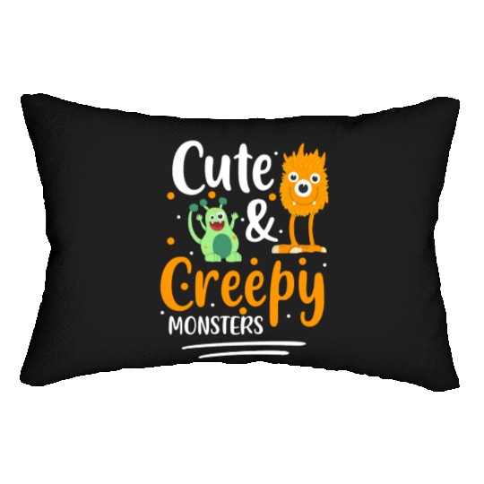 Monster Scary Little Brother Big Sister Lumbar Pillows