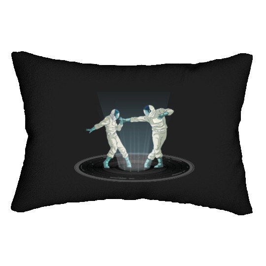 Dancing Astronauts Lumbar Pillows
