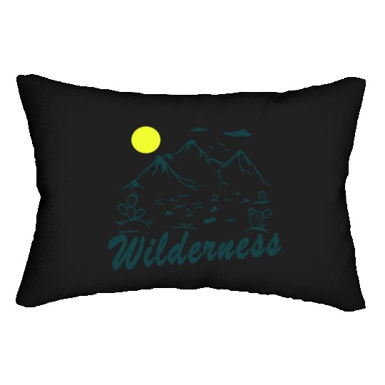Wilderness Hiking Nature Lover Lumbar Pillows