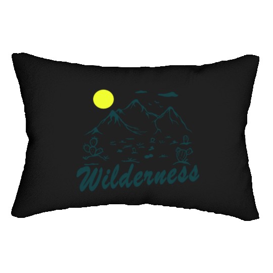 Wilderness Hiking Nature Lover Lumbar Pillows