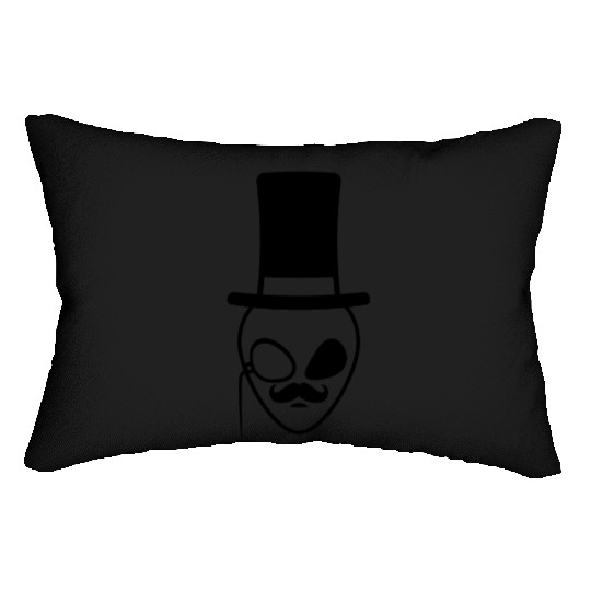 Head Sir Alien Gentlemen Lumbar Pillows