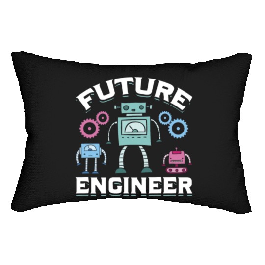 Robot Future Engineer Boys Robotics Lumbar Pillows