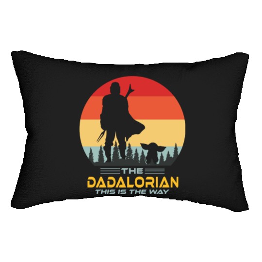 Funny The Dadalorian This is The Way,Fathers Day Lumbar Pillows