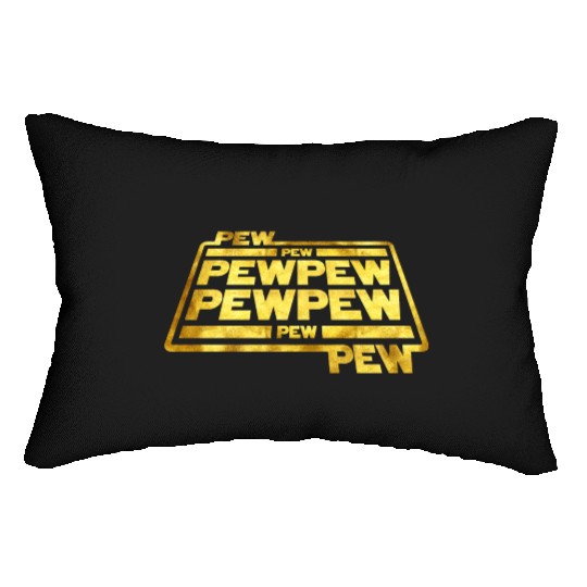 Pew Pew Pew Lumbar Pillows