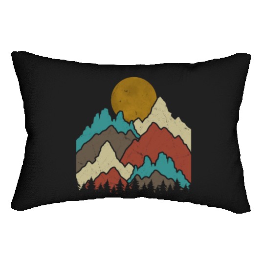 Mountains Landscape Outdoor Mountaineering Lumbar Pillows