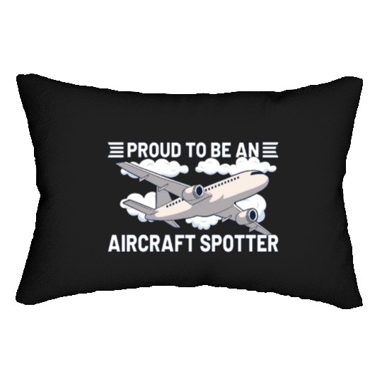 Aircraft Spotting Airplane Aircraft Spotter Lumbar Pillows