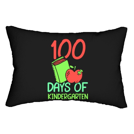 100 Days Of Kindergarten Sayings Cute Sweet Team Lumbar Pillows