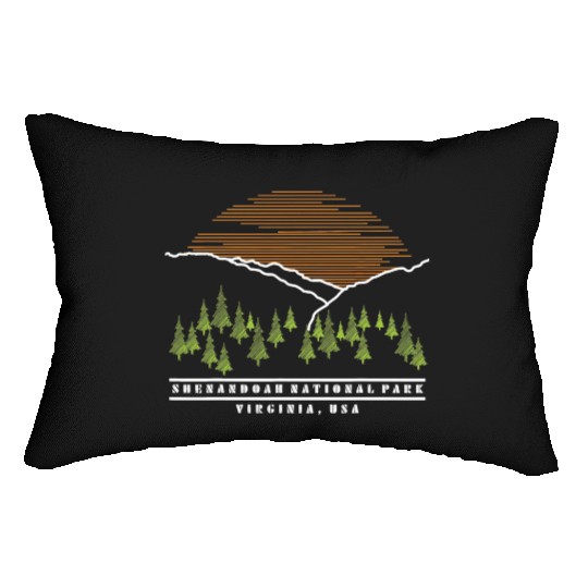 Shenandoah Valley Virginia US National Park Camp Lumbar Pillows