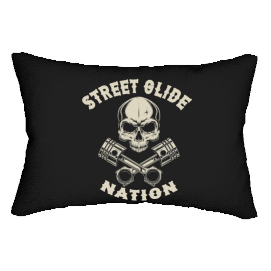 Street Glide Nation Motorcycle Motorcycle Rider Lumbar Pillows