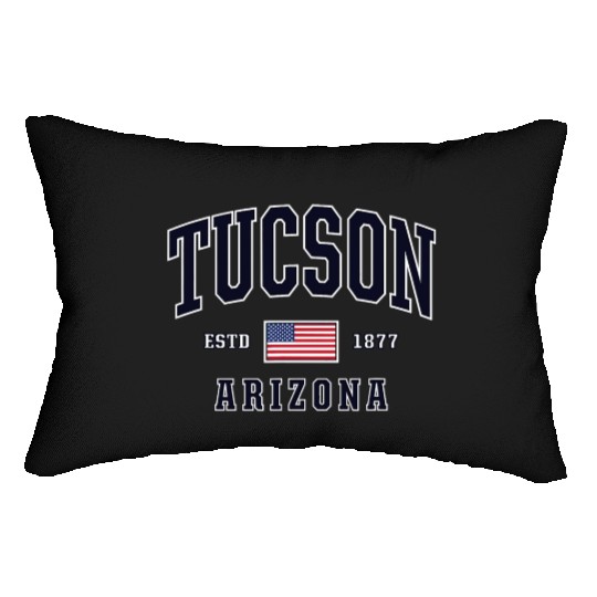 USA FLAG Stars Stripes Tucson Arizonna Lumbar Pillows