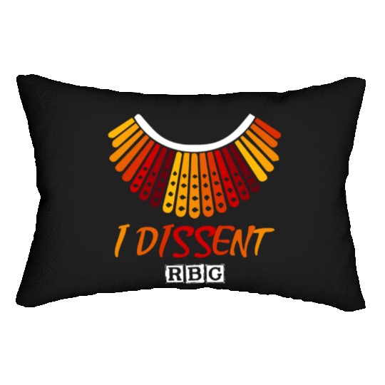 I dissent RBG Lumbar Pillows