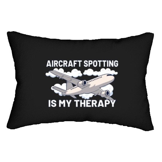 Aircraft Spotting Airplane Aircraft Spotter Lumbar Pillows