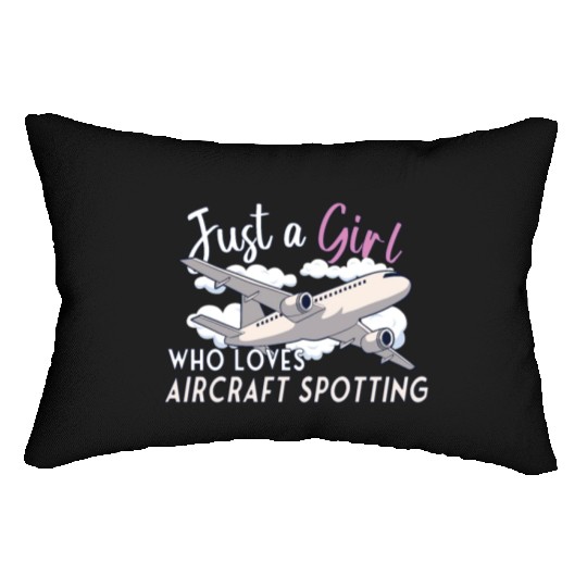 Aircraft Spotting Airplane Aircraft Spotter Lumbar Pillows