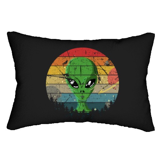 Alien Gift Extraterrestrial UFO AREA 51 Sci-fi Lumbar Pillows