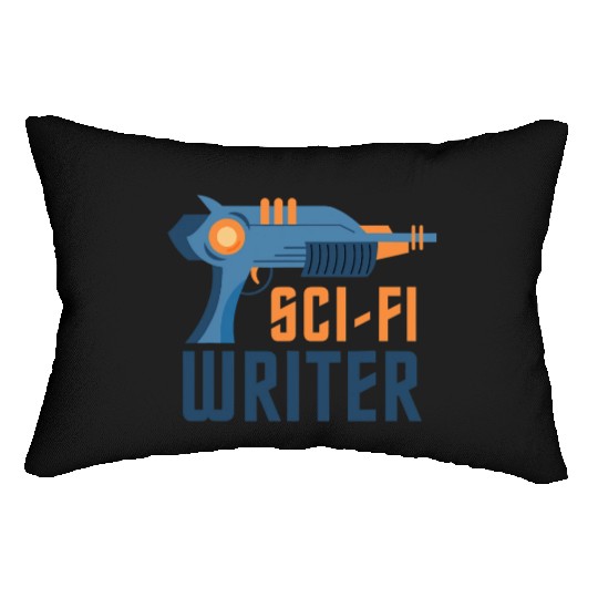 Sci Fi Writer Laser Gun Science Fiction Author Lumbar Pillows