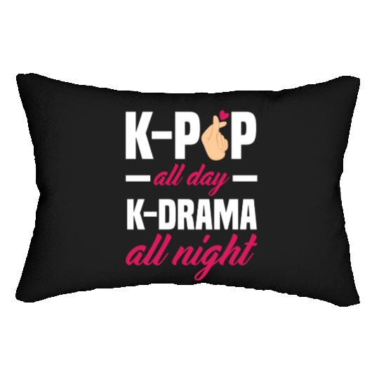 K-Pop K-Drama Korean Pop Music Lumbar Pillows