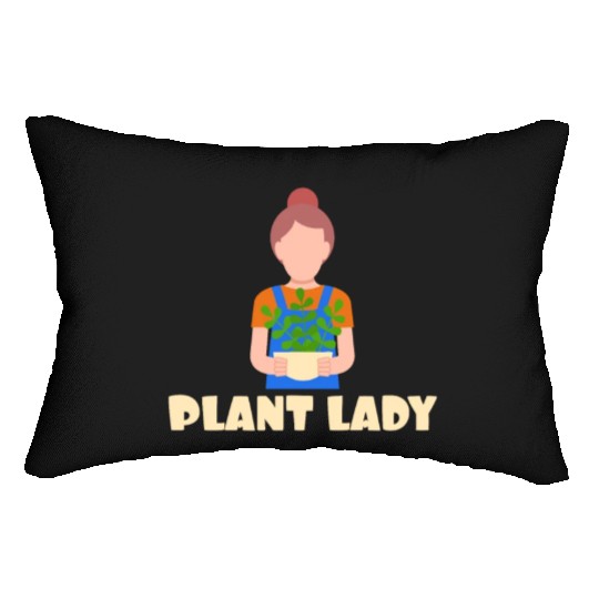 Plant Lady - Gardening Plant Power Farmer Lumbar Pillows