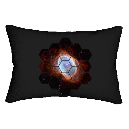 James Webb Space Telescope Southern Ring Nebula Lumbar Pillows