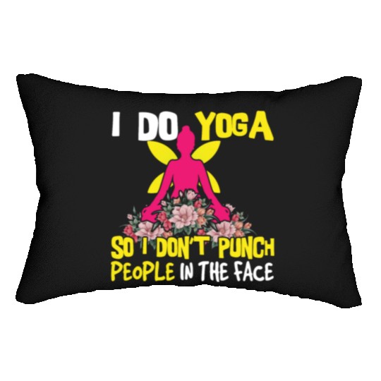 Relax Yoga Zen Mandala Meditate Punch Do Yoga Lumbar Pillows