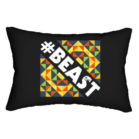 Hashtag Beast Lumbar Pillows Workout Lumbar Pillows Gym Lumbar Pillows