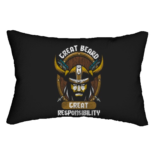 Vikings Warrior Teutonic People Lumbar Pillows
