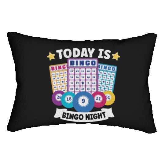 Bingo Card Game Grandma Bingo Player Bingo Cards Lumbar Pillows
