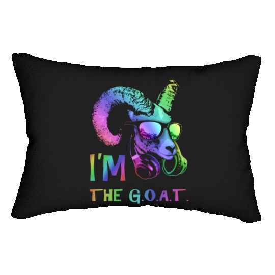 I'm The GOAT Cool and Funny Music Animal with Lumbar Pillows