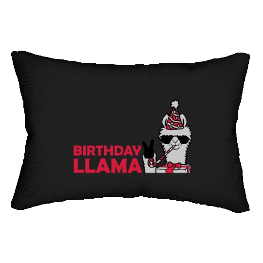 Birthday Llama No Drama Lumbar Pillows