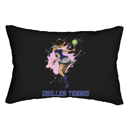 Driller Girl s Tennis Forehand Lumbar Pillows