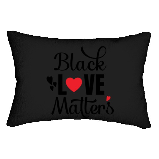 Black Love Matters Lumbar Pillows