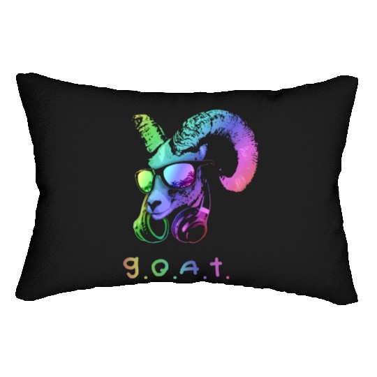 The GOAT Cool and Funny Music Animal with Lumbar Pillows