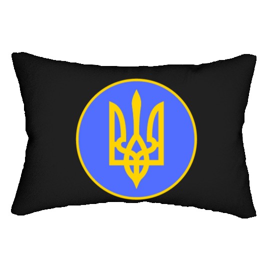 Ukraine trident Lumbar Pillows