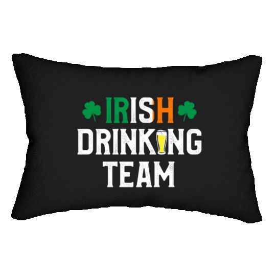 Irish drinking team Lumbar Pillows