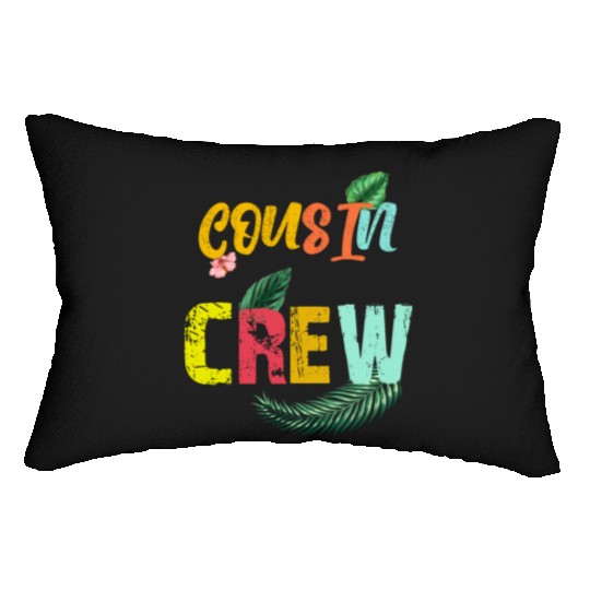 Cousin Crew Family Reunion 2022 summer vacation Lumbar Pillows
