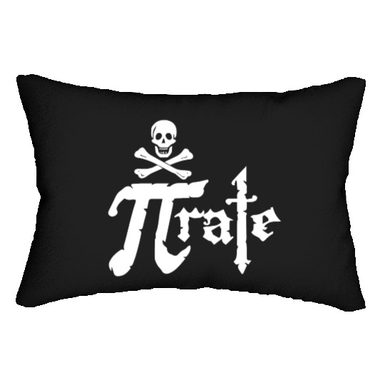 Funny Pirate Pi Symbol Lumbar Pillows Nerd Math Geek PI Day