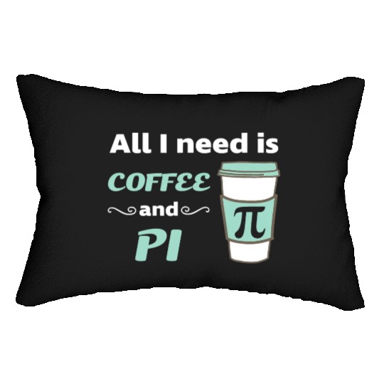 Pi Day Math Coffee Lover Geometry Calculus Trigono Lumbar Pillows