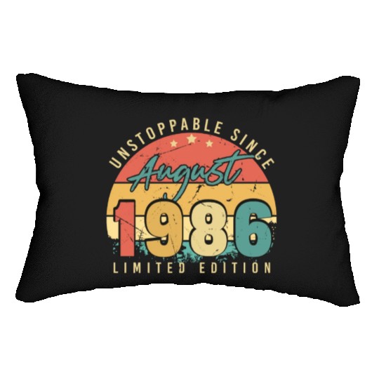 Gift Idea For August 1986 Lumbar Pillows